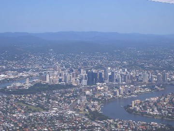 Blick ueber Brisbane