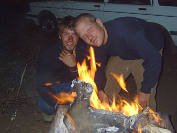 Party auf dem Campingplatz