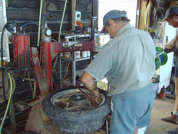 Steve bei der Arbeit