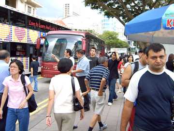 So viel los in der Innenstadt