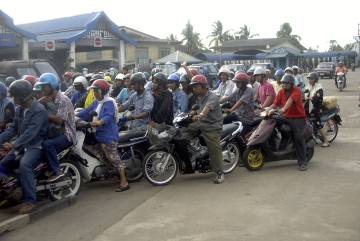 Thais vor der Einreise